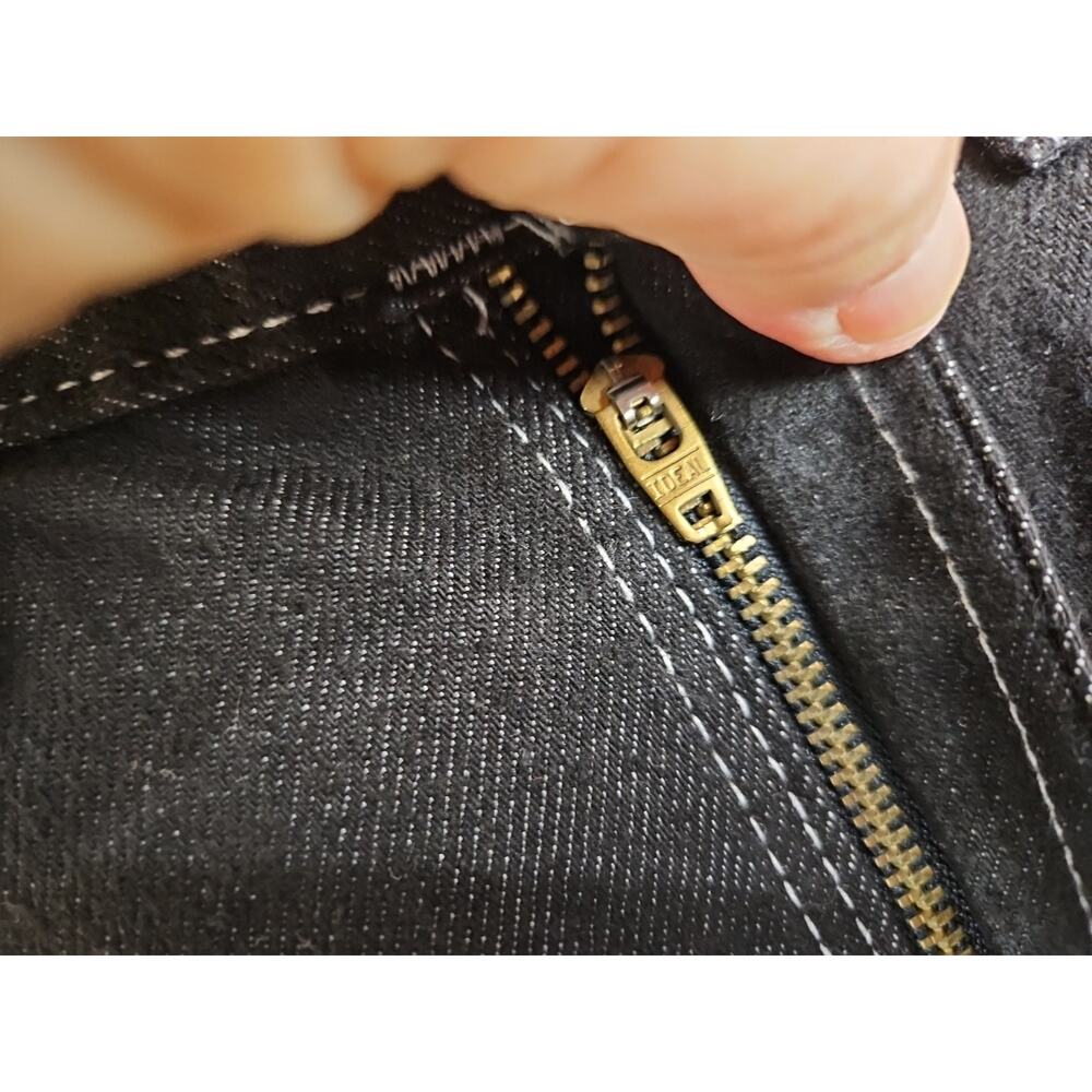 VTG Sheplers Rodeo Western Boot Cut Jeans 32x32 FIT 31X31 Embroidered Eagle - Picture 10 of 13